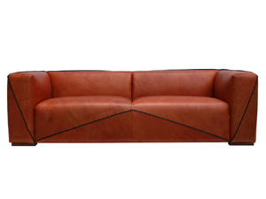 Antique Leather Aviation Sofa