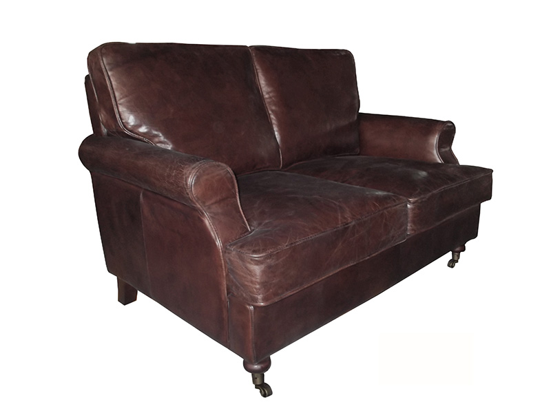 antique leather sofa