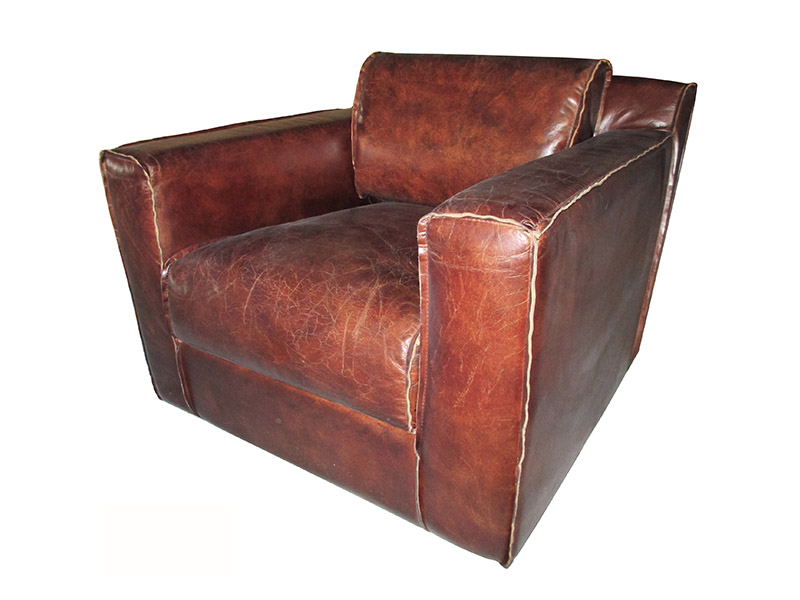 antique leather sofa