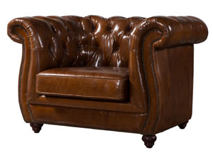 Chesterfield 1S Antique Leather Sofa