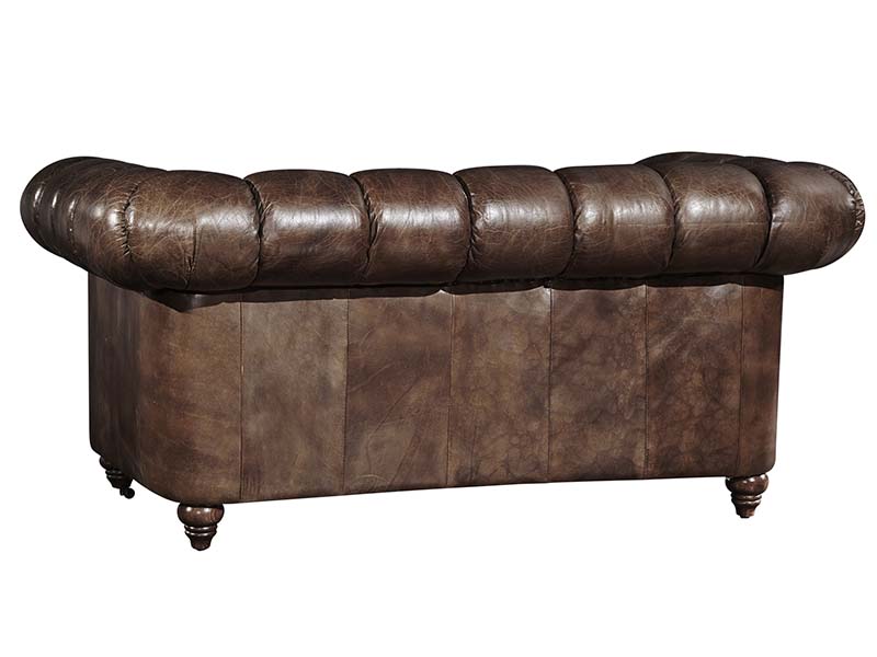 Chesterfield 3 Seater Vintage Leather Sofa