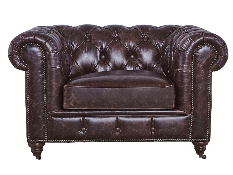 Chesterfield Sofa in Vintage Leather 1S