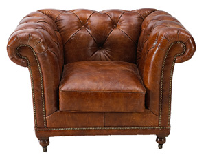 Classic Chesterfield Sofa 1S with Wheels