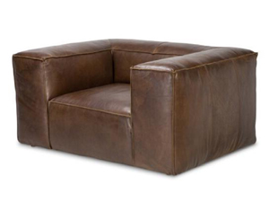 Fulham Antique Leather Sofa Chair