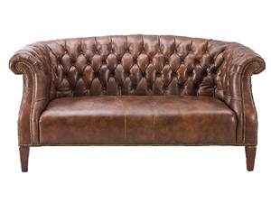 Hand Finished Antique Leather Chesterfield Sofa 2S
