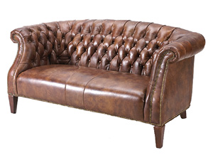 Hand Finished Antique Leather Chesterfield Sofa 2S