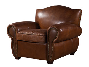 Hand Finished Vintage Leather Club Sofa