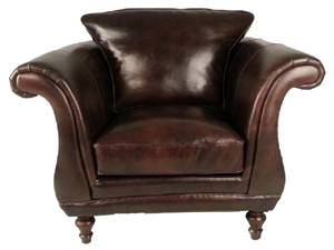Regency Vintage Leather Chair 