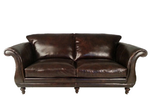 Regency Vintage Leather Sofa