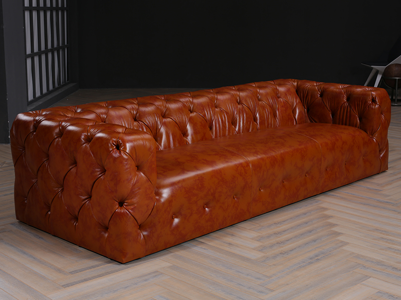 Elegant Leather Sofa