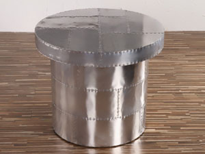 Aluminium Aviation Round Coffee Table