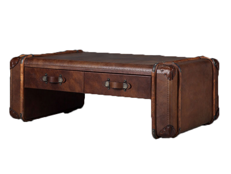  Leather Coffee Table