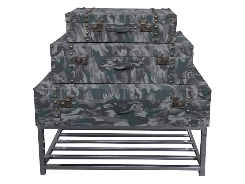 Camouflage Fabric Coffee Table