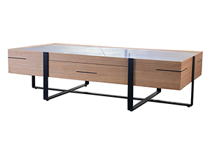 Luxury Rustic Wood Coffee Table