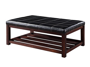 Two Layer Solid Wood Frame Coffee Table
