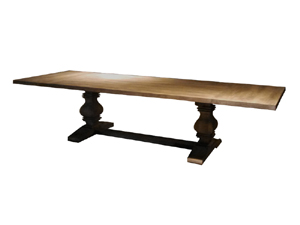 French Style Solid Wood Rectangular Dining Table