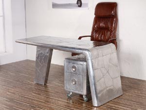Aluminium Aviator Office Table