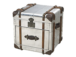 Jest Silver Little Trunk With Rattan